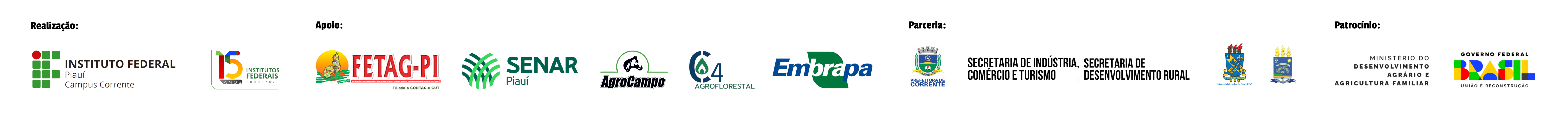 principais patrocinadores